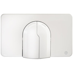 Vandens nuleidimo mygtukas Gustavsberg Duo, baltas