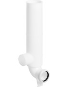 Nuleidimo vamzdžio alkūnė Viega Prevista, balta