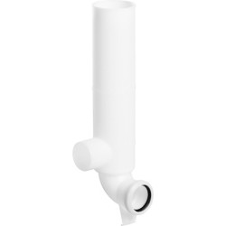 Nuleidimo vamzdžio alkūnė Viega Prevista, balta