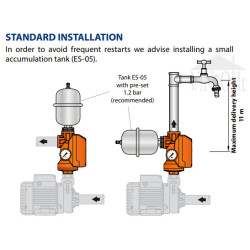 Elektroninis siurblio valdiklis Pedrollo EASY SMALL II