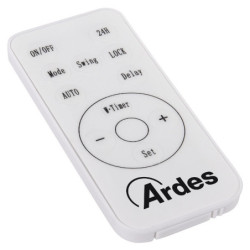 Sieninis oro šildytuvas Ardes Pareto SCREEN, 2000W