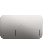 WC mygtukas Villeroy&Boch ViConnect E200, matinis chromas