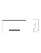 WC mygtukas Villeroy&Boch ViConnect M300, baltas