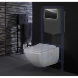 WC mygtukas Villeroy&Boch ViConnect L200, juodas