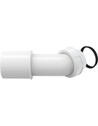 Dušo sifono prijungimo alkūnė Alca Plast A52, 45°