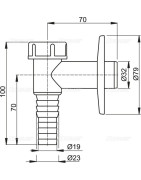 Sifonas skalbimo mašinai/indaplovei Alca Plast APS2
