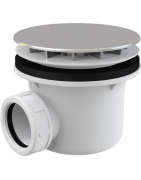 Dušo sifonas ir trapas Alca Plast A49CR, 90 mm