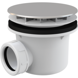 Dušo sifonas ir trapas Alca Plast A49CR, 90 mm