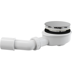 Dušo sifonas ir trapas Alca Plast A492CR, 90 mm