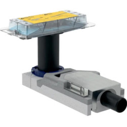 Grindinio dušo latako apatinė dalis Geberit Cleanline, DN40