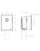 Potinkinis sifonas praustuvui HL4000.3, su išimama kasete
