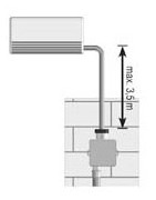 Potinkinis kondensato nuvedimo sifonas HL138, DN32