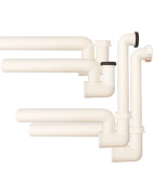 Sifonas kondensato surinkimui HL136N, horizontalus, DN40