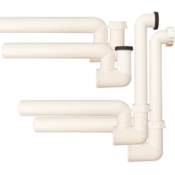 Sifonas kondensato surinkimui HL136N, horizontalus, DN40