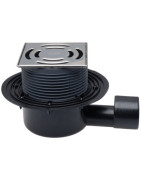 Trapas HL DN50/75 su sifonu HL Primus, horizontalus