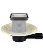 Trapas HL DN40/50 su sifonu HL Primus, horizontalus