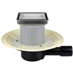 Trapas HL DN40/50 su sifonu HL Primus, horizontalus