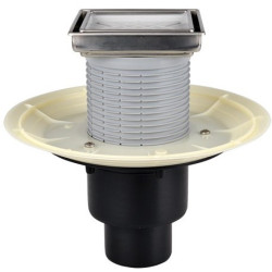 Trapas HL DN50/75/110 su sifonu HL Primus, vertikalus