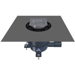 Trapas su sifonu HL Primus-Blue, su hidroizoliaciniu komplektu