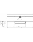 Dušo latakas HL su sifonu HL Primus, DN50