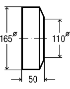 Apdaila Viega WC alkūnei, 110x165x50 mm