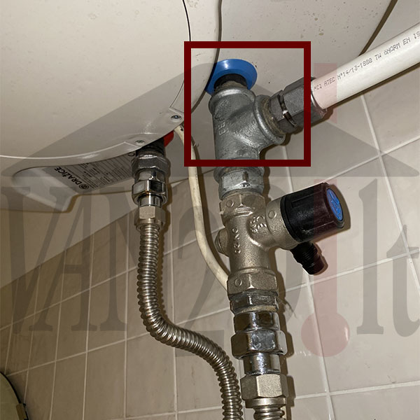 Vandens nuleidimas iš boilerio Vandens nuleidimas iš boilerio