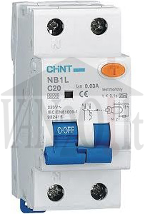 Automatas su srovės nuotėkio rele