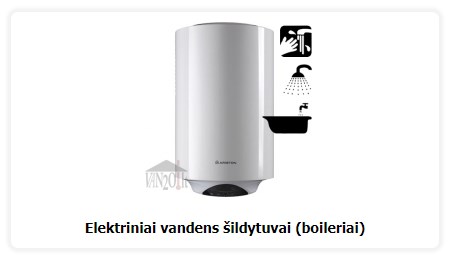 Elektriniai vandens šildytuvai (boileriai)